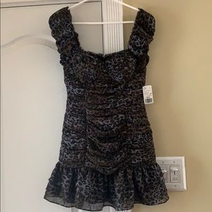 Leopard Ruffle Dress